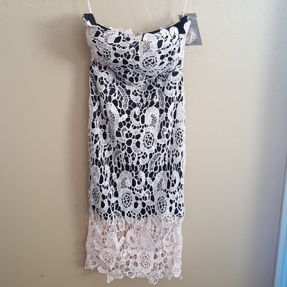 Light pink overlay lace dress
